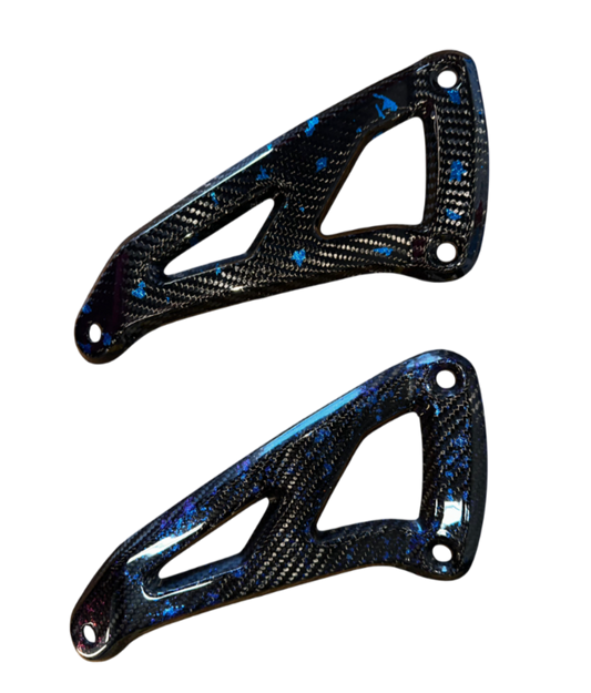 Suzuki gsxr1000 2017+ twill exhaust bracket - Plain or with color flakes